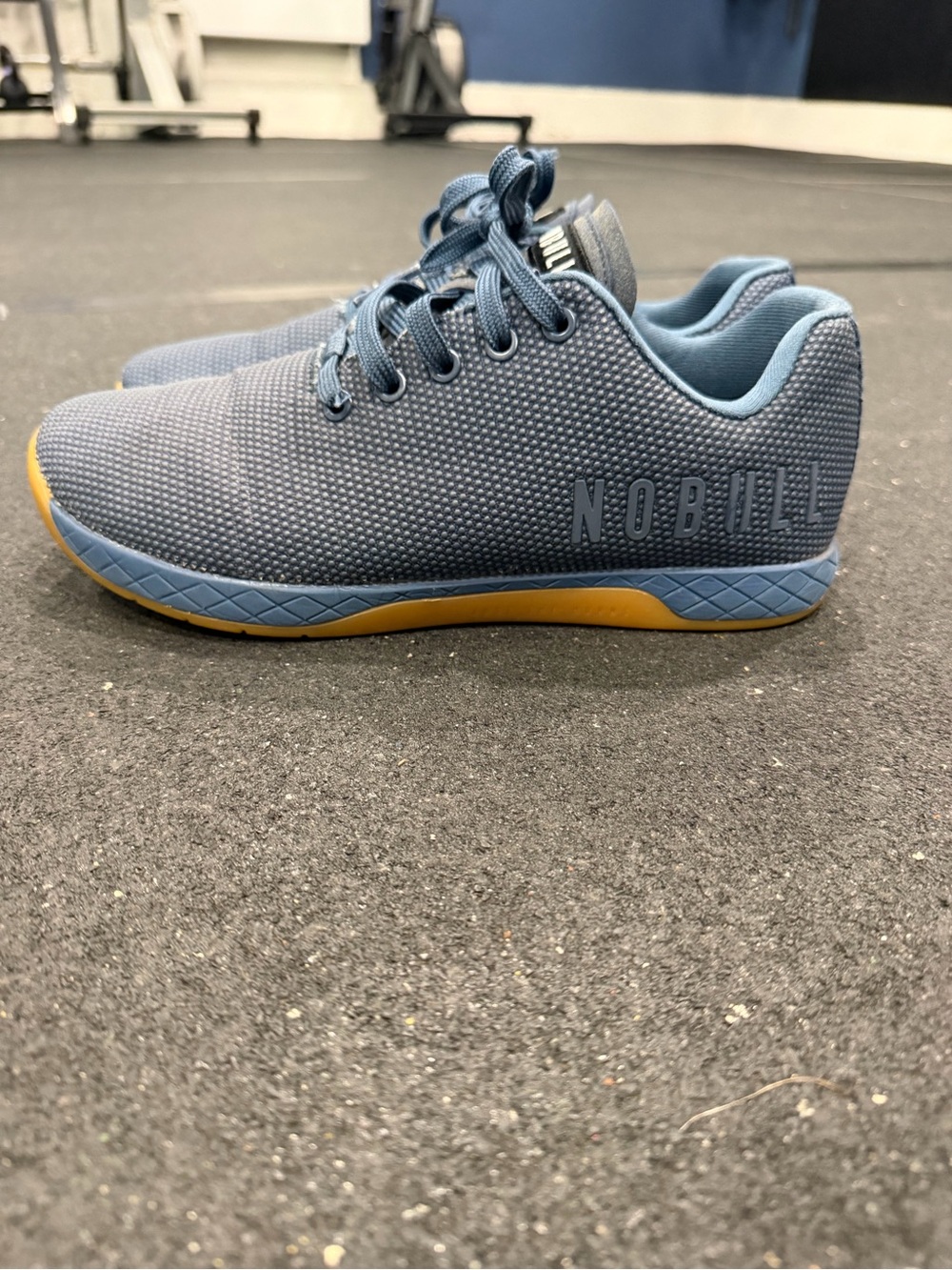 NOBULL Men's Slate Blue Training Shoe with Gum Outsole